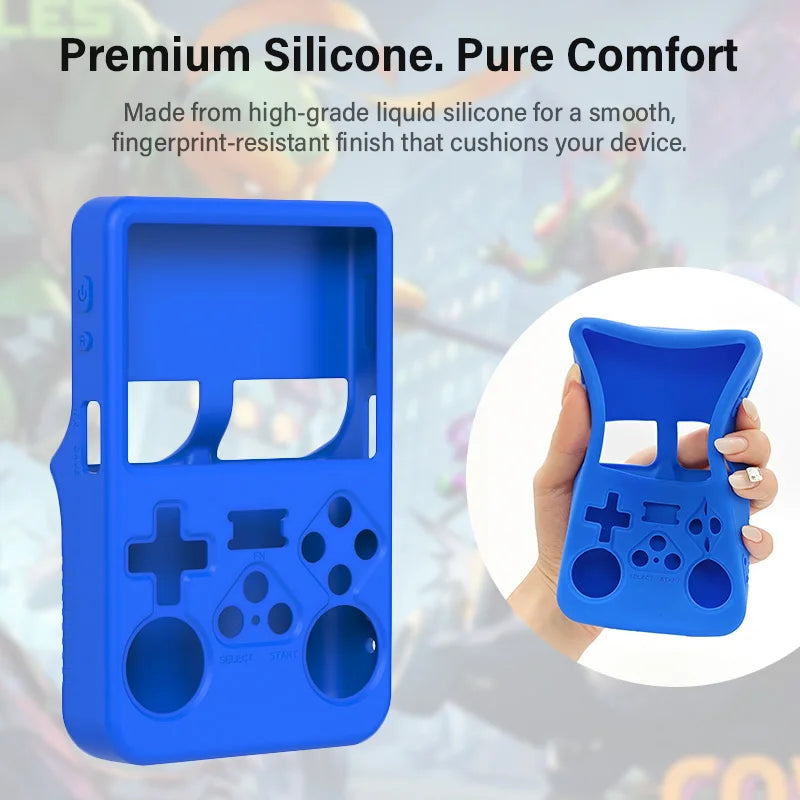 Color Silicone Case For R36S Handheld Game Console Silicone Protective