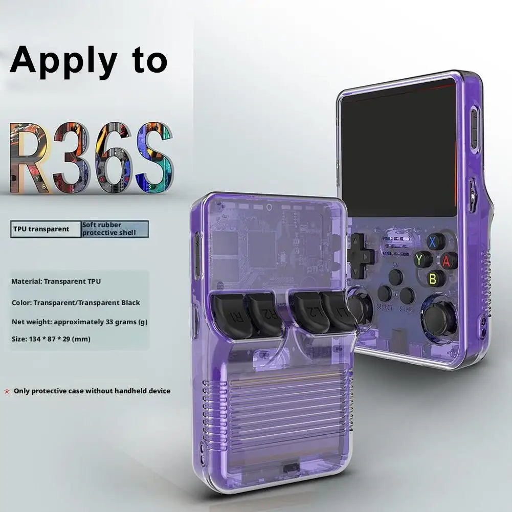 TPU Protective Case For R36S Handheld Game Console Accessories