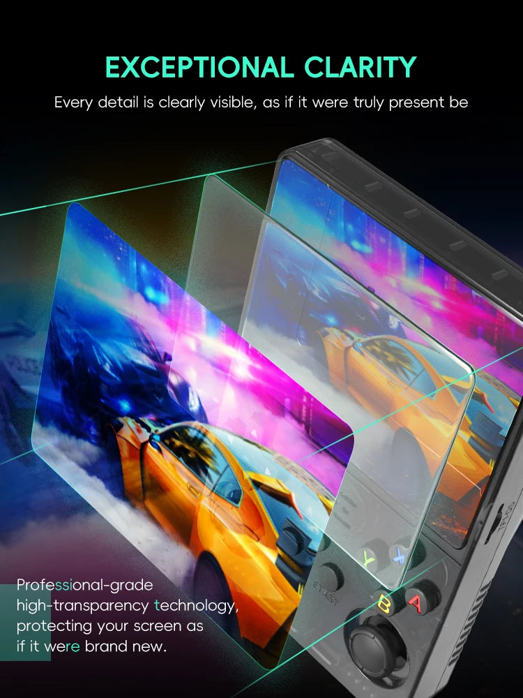 Data Frog 2/3/5/10/15pcs Tempered Glass Film For R36S 3.5 Inch Game