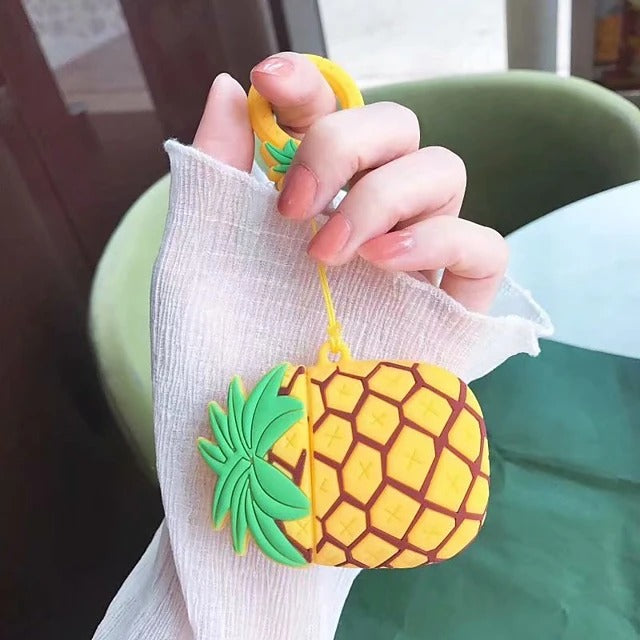 Pineapple AirPods Case Cartoon Protective Cover Soft