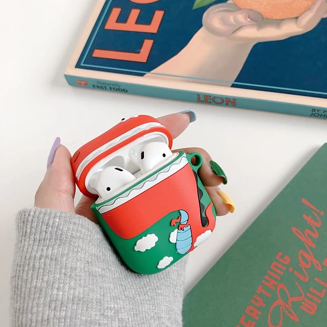 Cartoon Whale Dinosaur AirPods Headphone Case