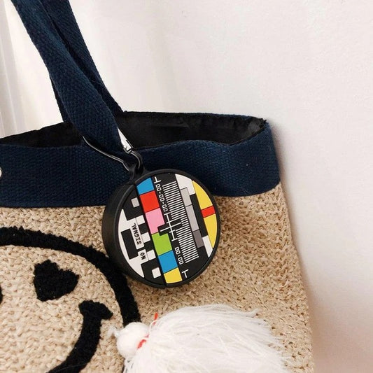 AirPods No Signal TV Silicone Case Cover