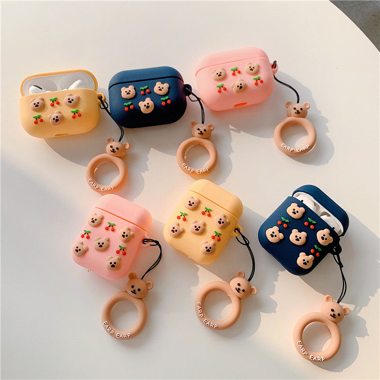 Cute Bear AirPods Pro Headphone Case