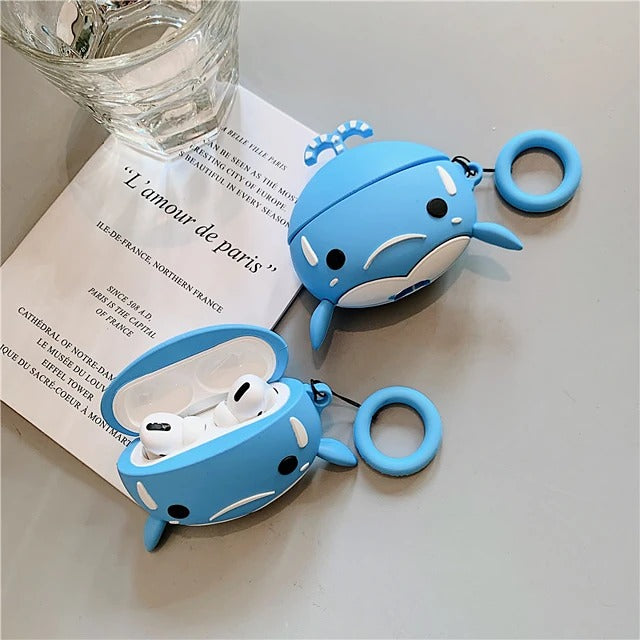 Whale AirPods Pro Cute Animal Headphone Case Soft