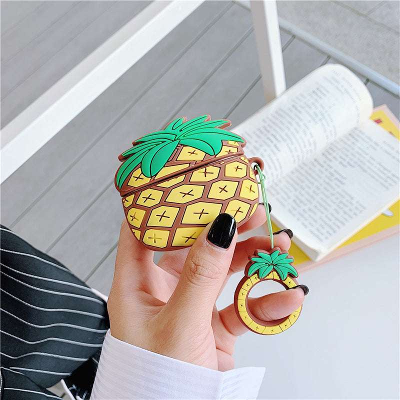 Pineapple AirPods Case Cartoon Protective Cover Soft