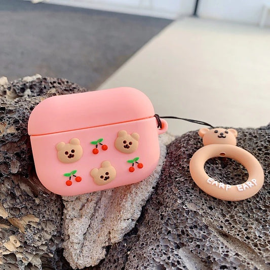 Cute Bear AirPods Pro Headphone Case