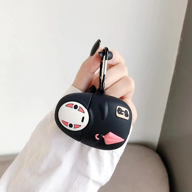 Forky Airpods case,Cute Cartoon Faceless Man AirPods case