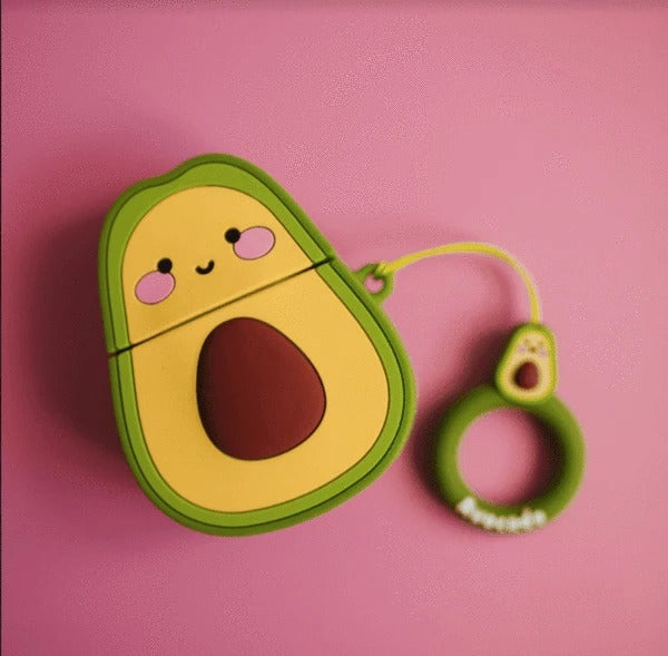 AirPods Strawberry Avocado Peach Silicone Case Cover