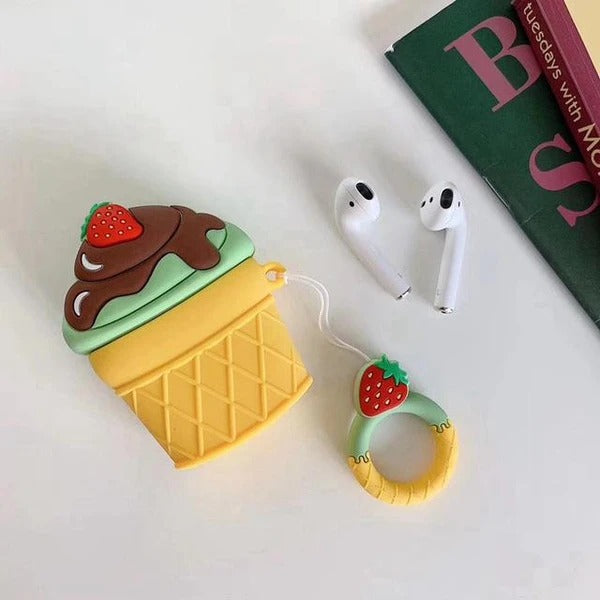 AirPods Ice Cream Silicone Case Cover