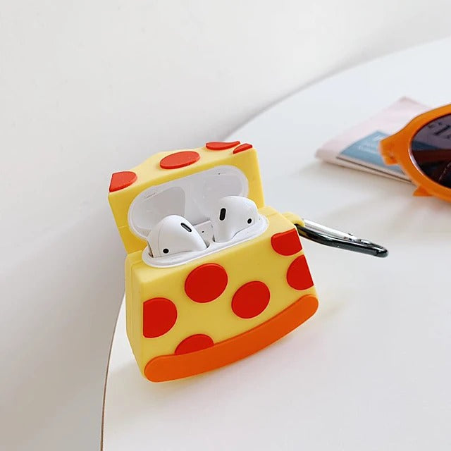 Cheese Pizza AirPods 1/2/3 Cute Headphone Case