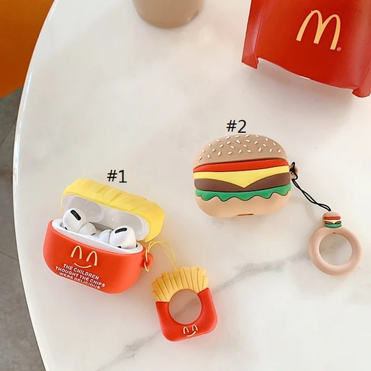 French Fries AirPods Pro Burger AirPods 1/2/3 Case
