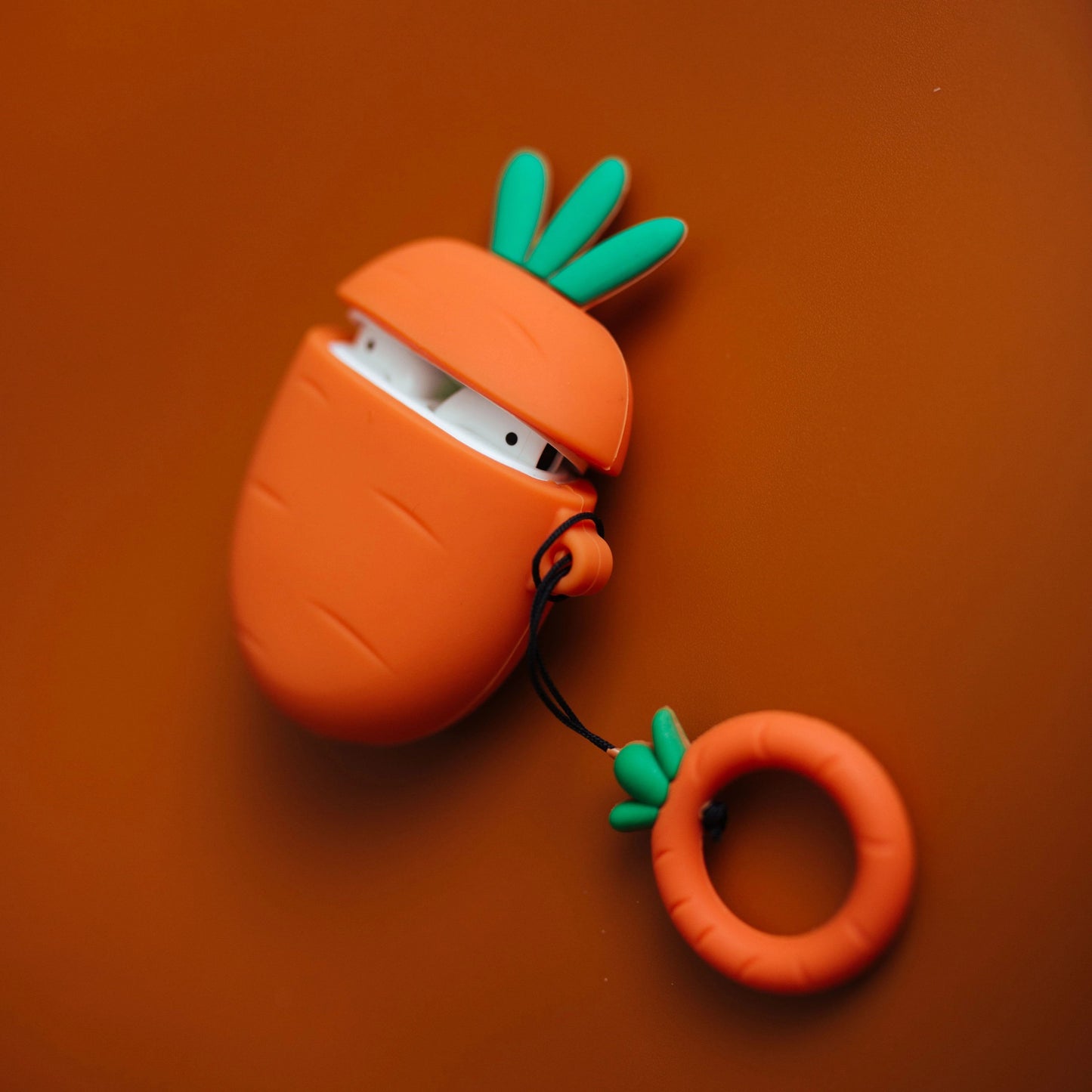 AirPods Carrot Silicone Case Cover