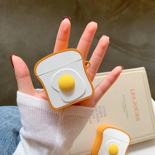 AirPods Fried Egg Silicone Case Cover