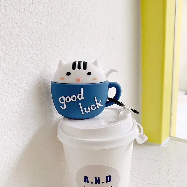 Lucky Charm Cat AirPods Case