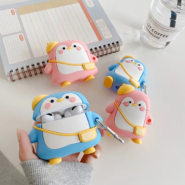 Cute Penguin AirPods Case