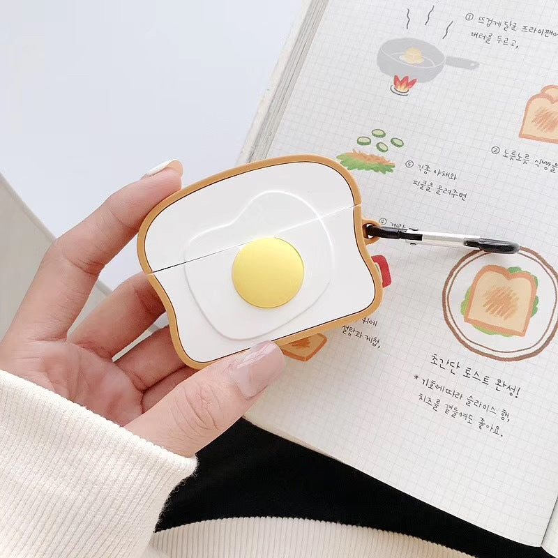 AirPods Fried Egg Silicone Case Cover