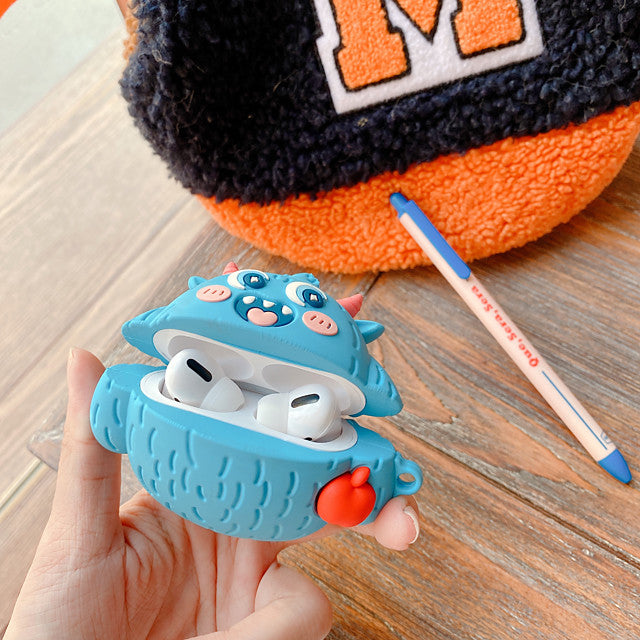 Blue Monster AirPods Pro Cute Headphone Case