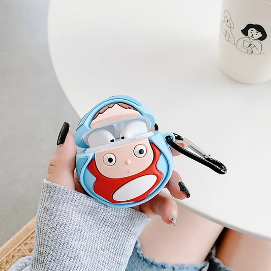 Ponyo AirPods Pro Case Stuck in Blue Baby AirPods Case