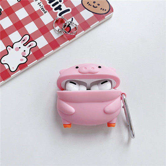 3D Cartoon pig Earphone Cases for Apple AirPods pro