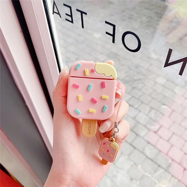Ice Cream Bluetooth Wireless Soft Silicon Case