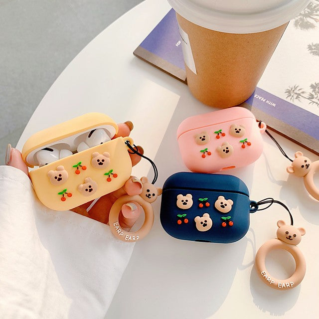 Cute Bear AirPods Pro Headphone Case