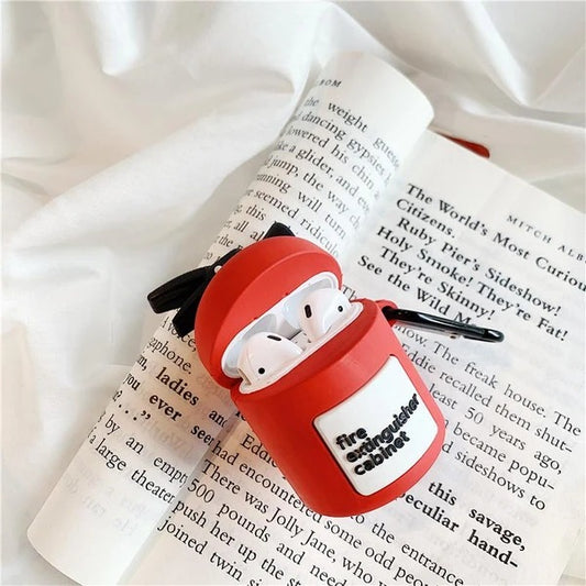 AirPods Fire Extinguisher Silicone Case Cover