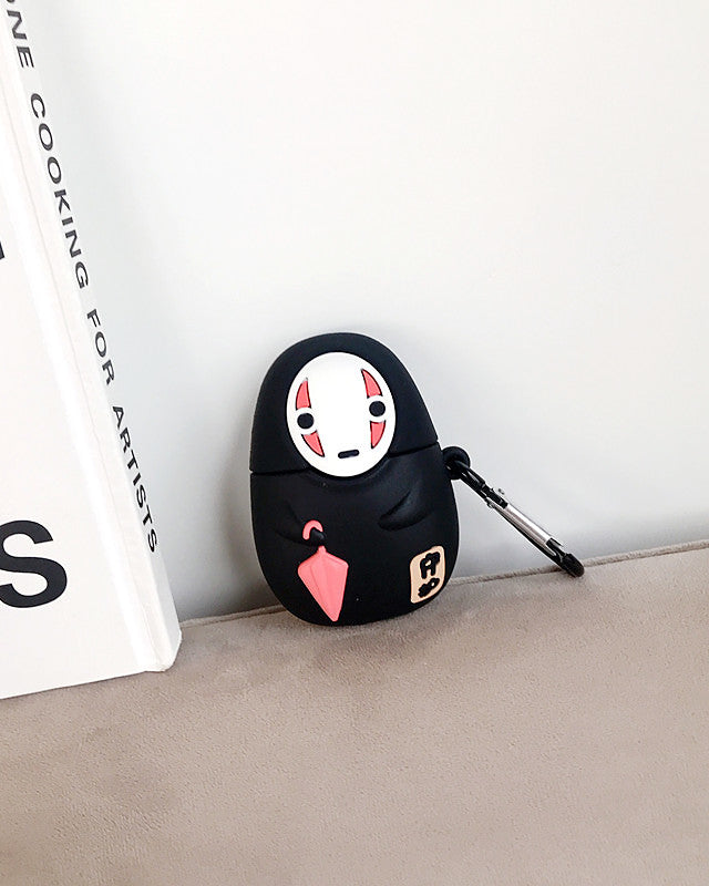 Forky Airpods case,Cute Cartoon Faceless Man AirPods case