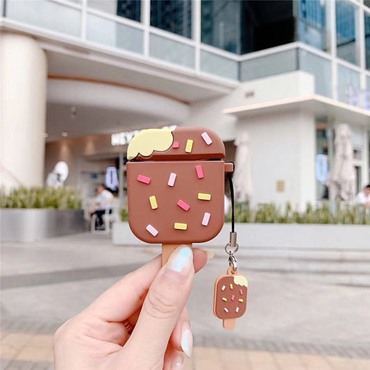 Ice Cream Bluetooth Wireless Soft Silicon Case