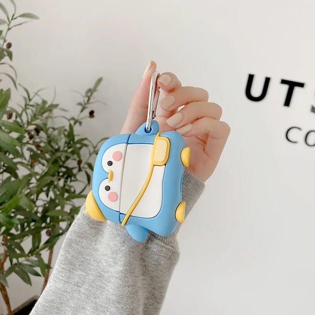 Cute Penguin AirPods Case
