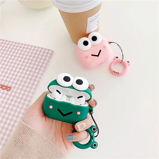 Cute Cartoon Frog AirPods Pro Headphone Case