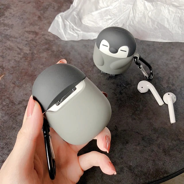 Cute Penguin AirPods Headphone Case