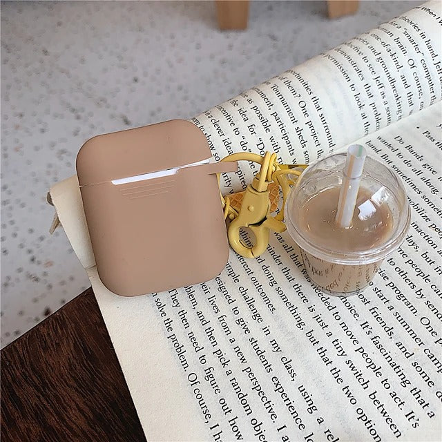 Milk Tea Pendant Silicone AirPods1/2/3