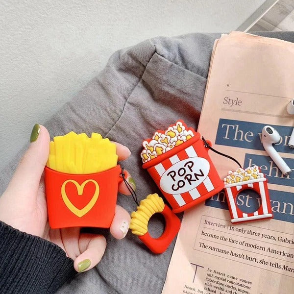 AirPods PopCorn Chips Silicone Case Cover