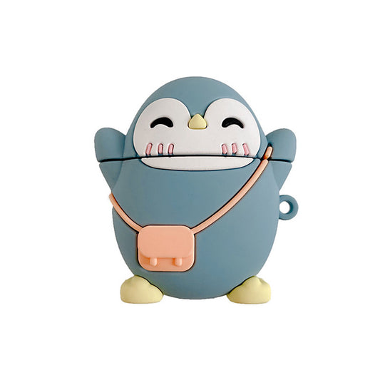 3D Penguin Cartoon Earphone Airpods 1/2/3 Case