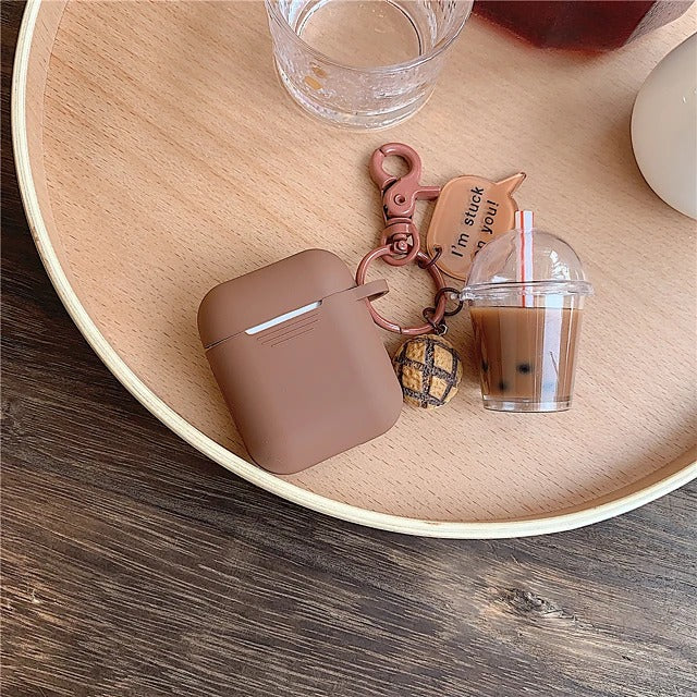 Milk Tea Pendant Silicone AirPods1/2/3