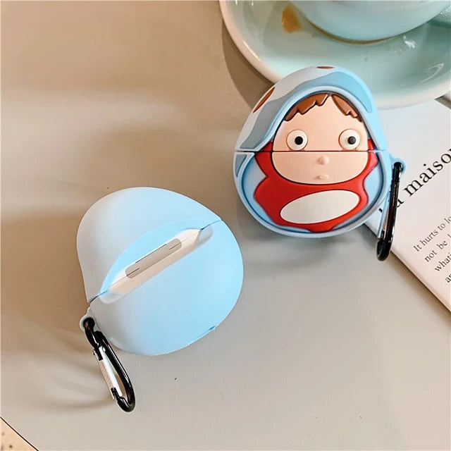 Ponyo AirPods Pro Case Stuck in Blue Baby AirPods Case