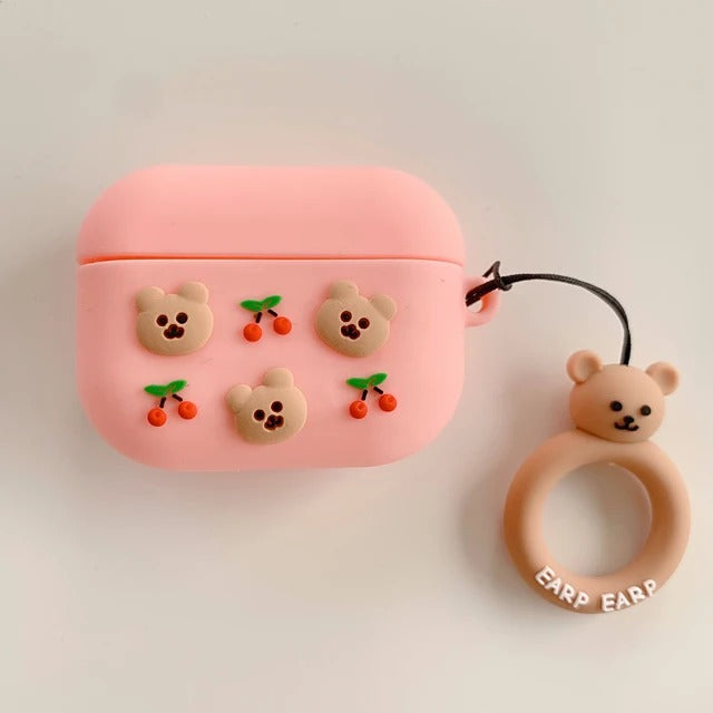 Cute Bear AirPods Pro Headphone Case