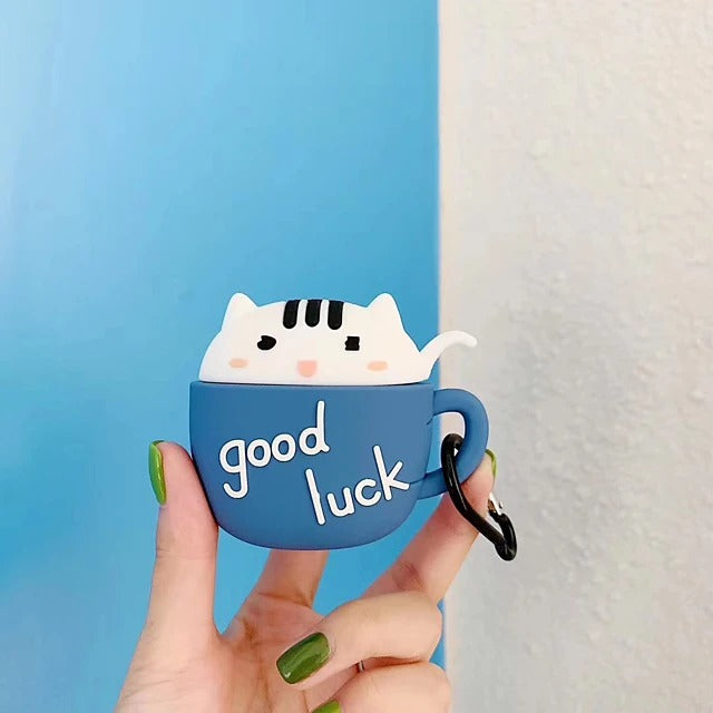 Lucky Charm Cat AirPods Case