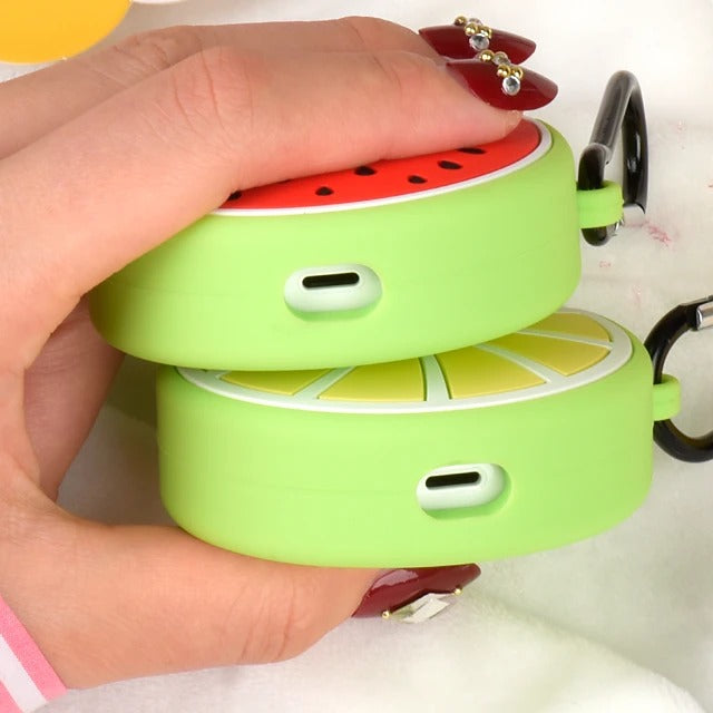 Case For Apple scene map AirPods 1/2 universal fruit pattern