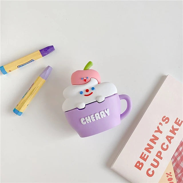 Soft Cartoon Strawberry Earphone Case For AirPods 1/2/3