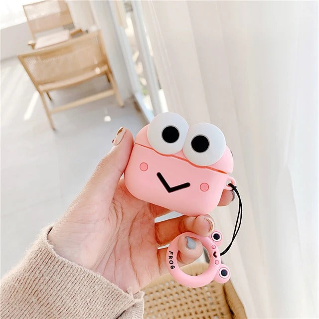 Cute Cartoon Frog AirPods Pro Headphone Case