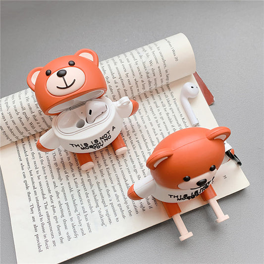 Cute Bear Headphone Case
