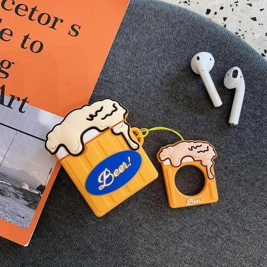 AirPods Beer Silicone Case Cover