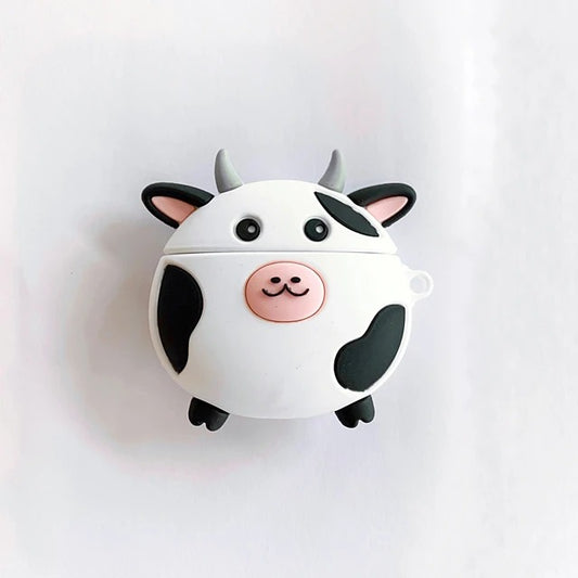 Cute Cartoon Cows AirPods Headphone Case