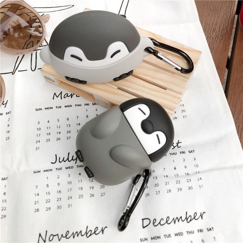 Cute Sleepy Penguin AirPods Case