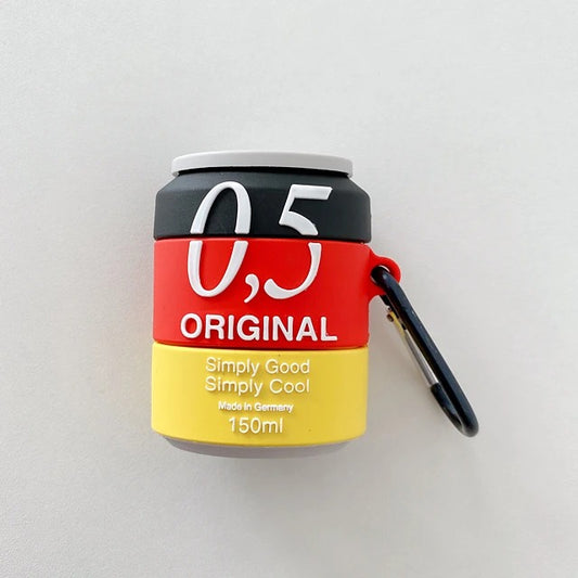 German Beer Can AirPods Headphone Case