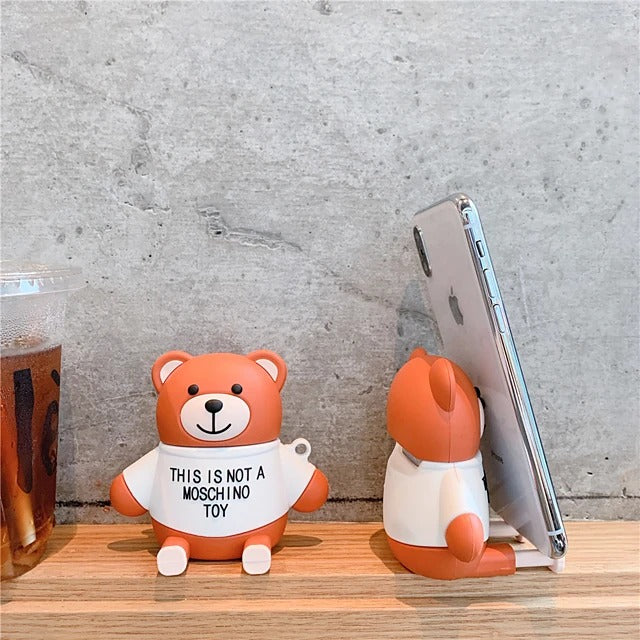 Cute Bear Headphone Case