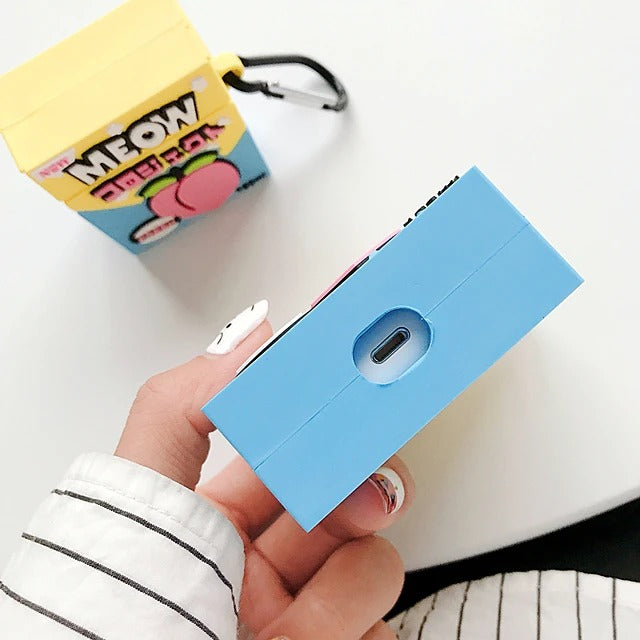 Peach Juice AirPods Pro AirPods 1/2/3 Cute Headphone Case
