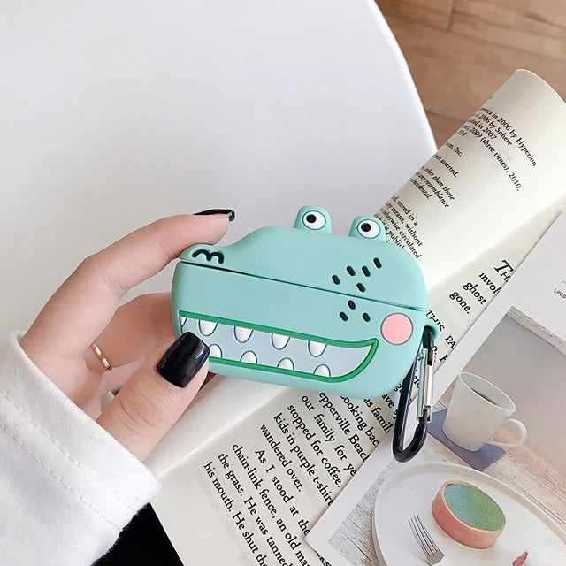 3D Crocodile AirPods Headphone Case