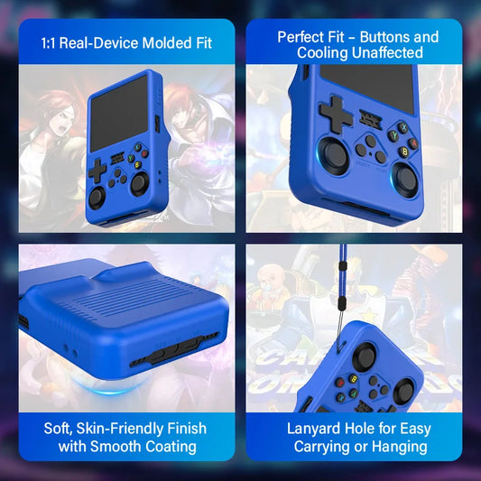Color Silicone Case For R36S Handheld Game Console Silicone Protective